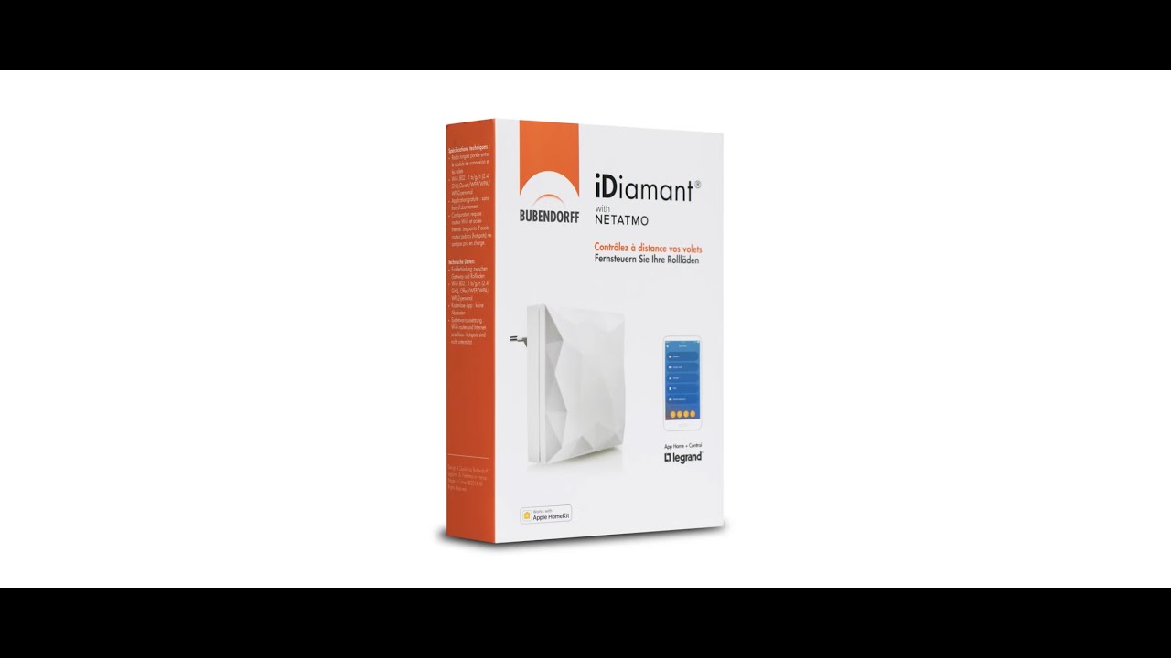 Bubendorff, iDiamant with Netatmo, vos volets Bubendorff simplement connectés