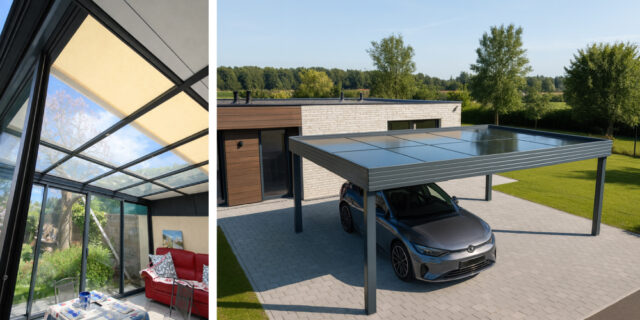 Aluglass pargola store