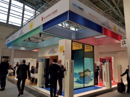 Stand Saint Gobain sur Bau 2019