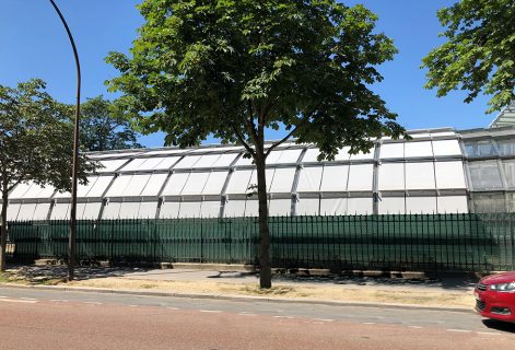 Les stores Marquises habillent les verrières du stade Simonne-Mathieu