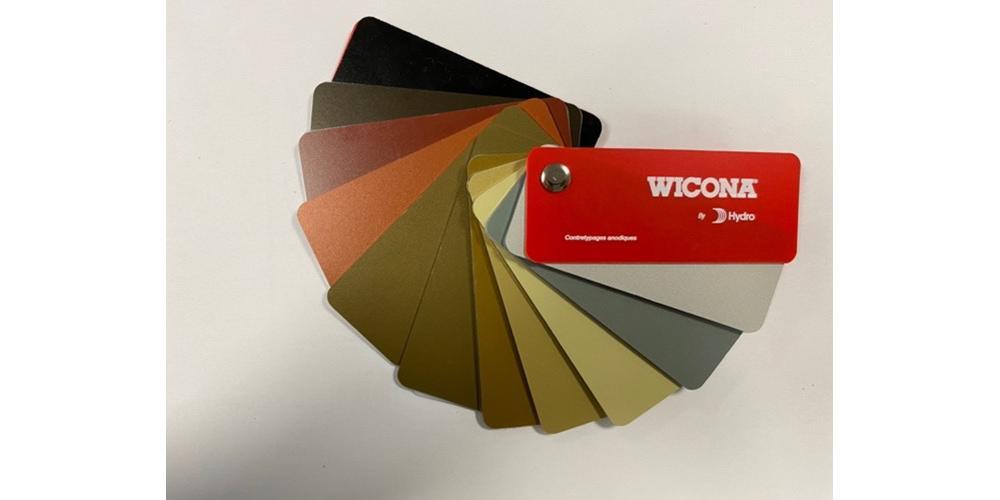 Palette de couleurs Wicona