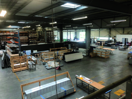 Site de production de Sainte-Luce-sur-Loire spécialisé dans la transformation de l'aluminium massif.