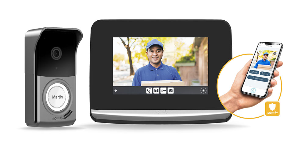 Interphone vidéo connecté Somfy V350 Connect