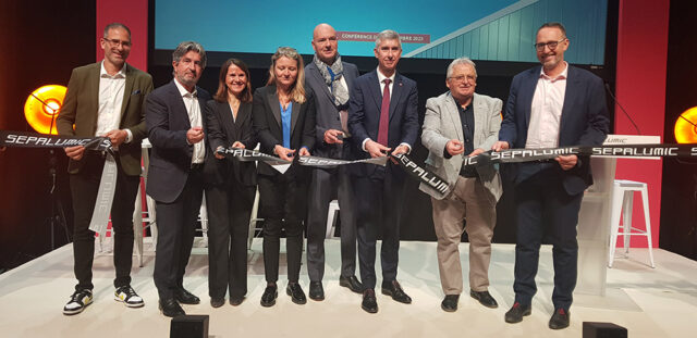 Inauguration de la nouvelle unité de production Sepalumic à Genlis. 