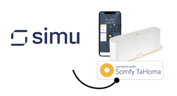 SIMU Hz et BHz compatibles avec TaHoma® switch de Somfy