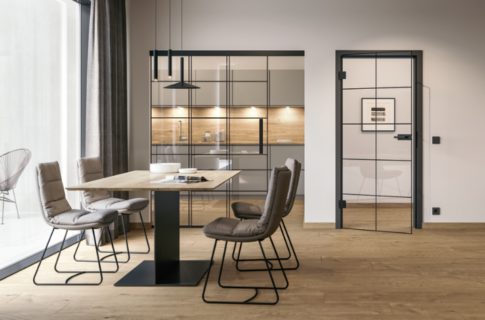 Loft, la nouvelle gamme complète en acier et verre signée Hörmann. ©Hörmann.